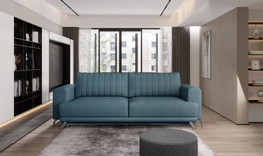 Dīvāns Elise Borneo 38, zila, 250 x 95 x 90 cm