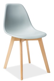 Valgomojo kėdė Moris Moris, pilka, 47 cm x 37 cm x 84 cm