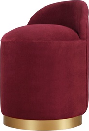 Pufs Hanah Home Dover Claret Red, sarkana, 50 cm x 45 cm x 70 cm