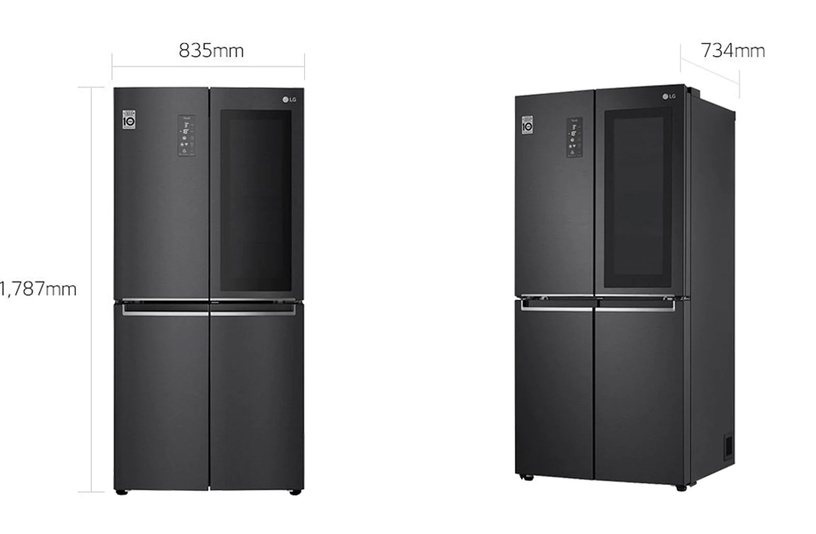 Холодильник двухдверный LG GMQ844MC5E