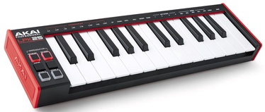 MIDI kлавиатура AKAI LPK25 Mk2, черный/красный