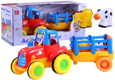 Rotaļu traktors LEAN Toys Activity Tractor LT866, daudzkrāsaina