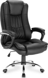 Biroja krēsls Mirpol President, 67 x 66 x 117 - 127 cm, melna