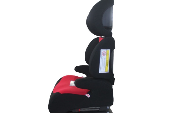 Mašīnas sēdeklis Autoserio HB-27 ISOFIX, melna/sarkana, 15 - 36 kg