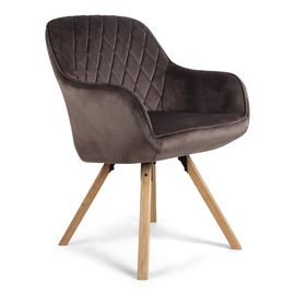 Valgomojo kėdė Domoletti Bago 53000006449, ruda/medžio, 59 cm x 61 cm x 84 cm
