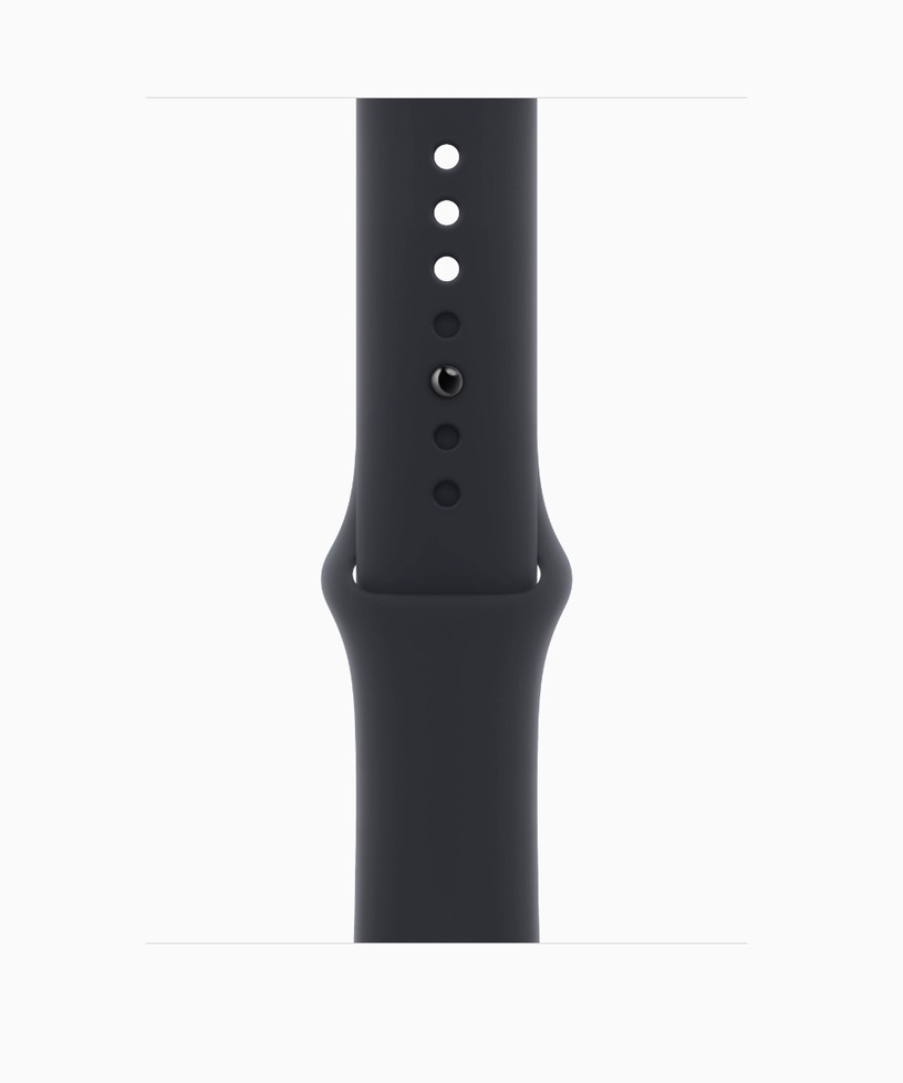 Умные часы Apple Watch Series 9 GPS + Cellular, 45mm Midnight Aluminium Midnight Sport M/L, черный