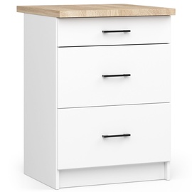 Нижний кухонный шкаф Akord Oliwia, белый, 46 см x 60 см x 85 см