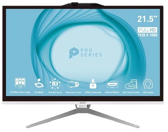 Стационарный компьютер MSI AIO PRO AP222T 13M-092XEU i5-13400, Intel UHD Graphics, 8 GB, 256 GB, 21.5 ″