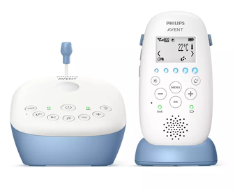 Beebimonitor Philips Avent SCD735/52, sinine/valge