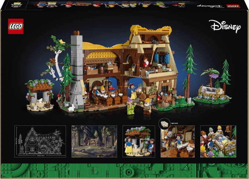 Konstruktor LEGO® ǀ Disney Snow White and the Seven Dwarfs' Cottage 43242