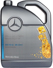 Машинное масло Mercedes-Benz 5W - 40, синтетический, для легкового автомобиля, 5 л