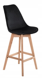 Барный стул OTE, матовый, черный, 55 см x 48 см x 106 см