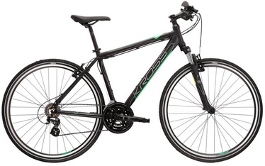 Велосипед Kross KREV2Z28X19S, мужские, черный/зеленый, 28″