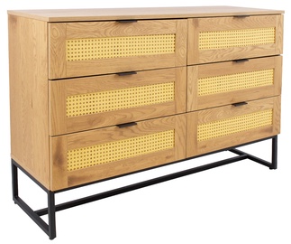 Kumode Home4you Sailor, brūna, 120 x 40 x 83 cm