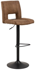 Bāra krēsls Sylvia, melna/gaiši brūna, 52 cm x 41.5 cm x 115 cm