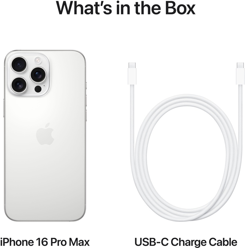 Мобильный телефон Apple iPhone 16 Pro Max, 256 GB, white titanium