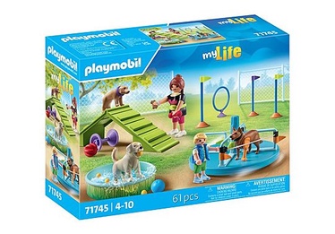 Konstruktor Playmobil My Life Dog Park 71745, plastik