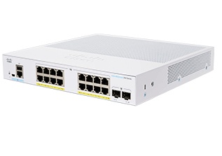 Komutatorius (Switch) Cisco CBS350-16P-2G-EU