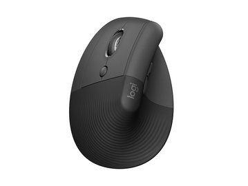 Datorpele Logitech Lift Left, grafīta