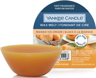 Воск, ароматический Yankee Candle Wax Melt Mango Ice Cream, 8 час, 22 г, 15 мм x 56 мм