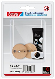 Крепежная деталь Tesa, 16 мм x 34 мм x 34 мм, коричневый/медный
