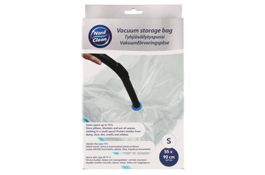 Apģērbu maiss Nord Clean Vacuum Bag, 90 cm x 50 cm, caurspīdīga, polivinilhlorīds (pvc)