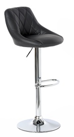 Bāra krēsls OTE Omega OTE-STOLEK-OMEGA-CZAR, matēts, melna, 45 cm x 48 cm x 94 - 114 cm