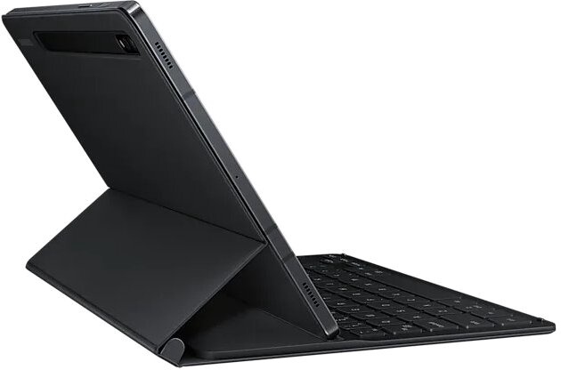 Klaviatūra Samsung DT630UBE Bookcover Keyboard for Samsung Galaxy Tab S7/S8 EN, melna, bezvadu