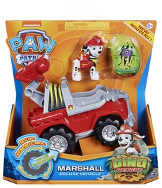 Bērnu rotaļu mašīnīte Spin Master Paw Patrol & Dino Rescue Marshall Deluxe Vehicle 6059518, daudzkrāsaina