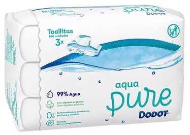 Mitrās salvetes Dodot Pure 99%, 432 gab.