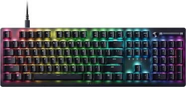 Klaviatūra Razer DeathStalker V2 Purple Clicky Optical Low-Profile EN, melna