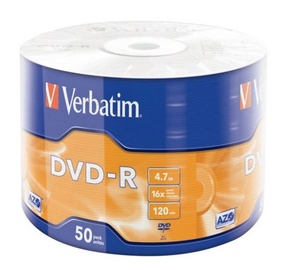 Комплект дисков Verbatim DVD-R, 4.7 GB, 50шт.