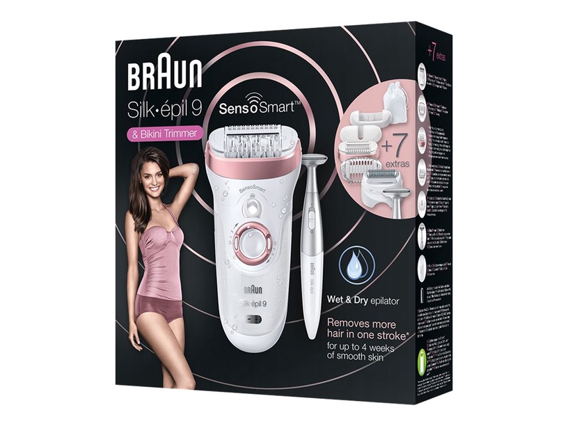 Эпилятор Braun Silk-èpil 9 SensoSmart SES9/890, белый
