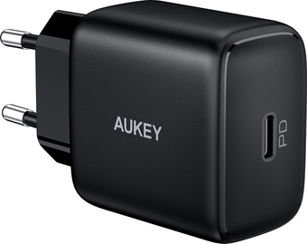 Зарядное устройство для телефона Aukey PA-R1, USB-C, черный, 20 Вт