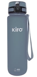 Dzeramā ūdens pudele Kiro KI3038GR, pelēka, 1 l