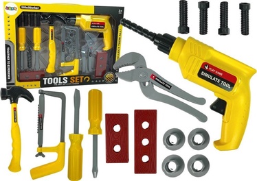 Детский набор инструментов Lean Toys Little Worker Tools Set, многоцветный
