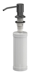 Дозатор для жидкого мыла Quadron Keira, белый/черный, 0.320 л