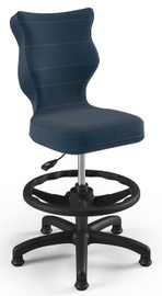 Bērnu krēsls Petit VT24, melna/tumši zila, 55 cm x 76.5 - 89.5 cm