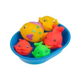 Vannas rotaļlieta Rubber Sea Creatures, 6 gab.