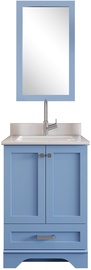 Комплект мебели для ванной Kalune Design Yellowstone 24, синий, 54 x 60 см x 86 см