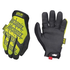 Darba cimdi pirkstaiņi Mechanix Wear The Original HI-VIZ, pieaugušajiem, melna/dzeltena, XL