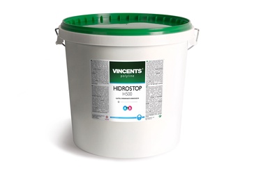 Hidroizolācija Vincents Polyline Hidrostop H500 A+B, divkomponentu, cementa bāzes, elastīga, 17.5 kg