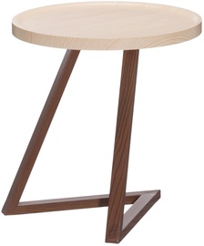 Kafijas galdiņš 4Living Urban, brūna/gaiši brūna, 40 cm x 40 cm x 42.5 cm