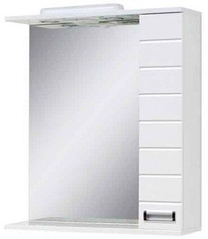 Шкаф для ванной Vento Boston Boston 65 with mirror, белый, 16.5 x 65 см x 70 см
