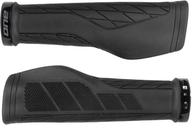 Velosipēda rokturi Rock Machine Comfort Grip 10 RF160101, alumīnijs/gumija/silikons, melna, 2 gab.