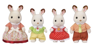 Комплект Epoch Sylvanian Families Chocolate Rabbit Family 5655SYL, 4 шт.