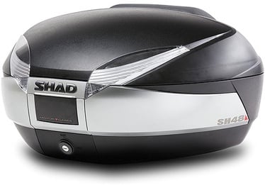 Съёмные багажники Shad SH48 New Titanium D0B48400, серебристый/черный