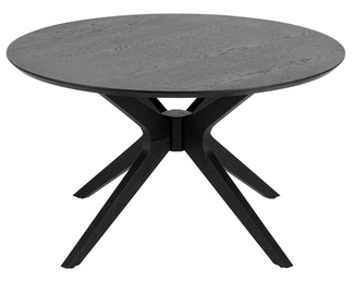 Kafijas galdiņš Belami, melna, 80 cm x 80 cm x 45 cm