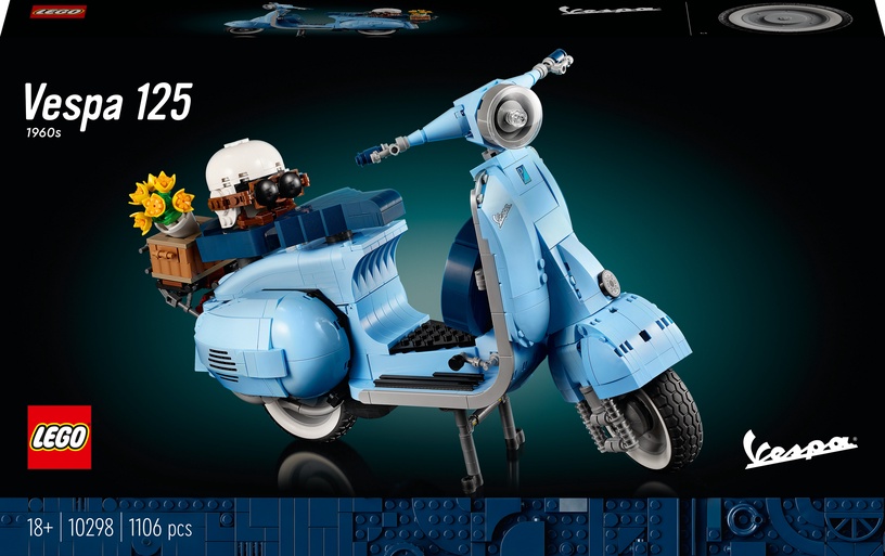 Конструктор LEGO® ICONS Vespa 125 10298, 1106 шт.