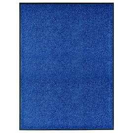 Durvju paklājs VLX Washable 323442, zila, 120 cm x 90 cm x 0.9 cm